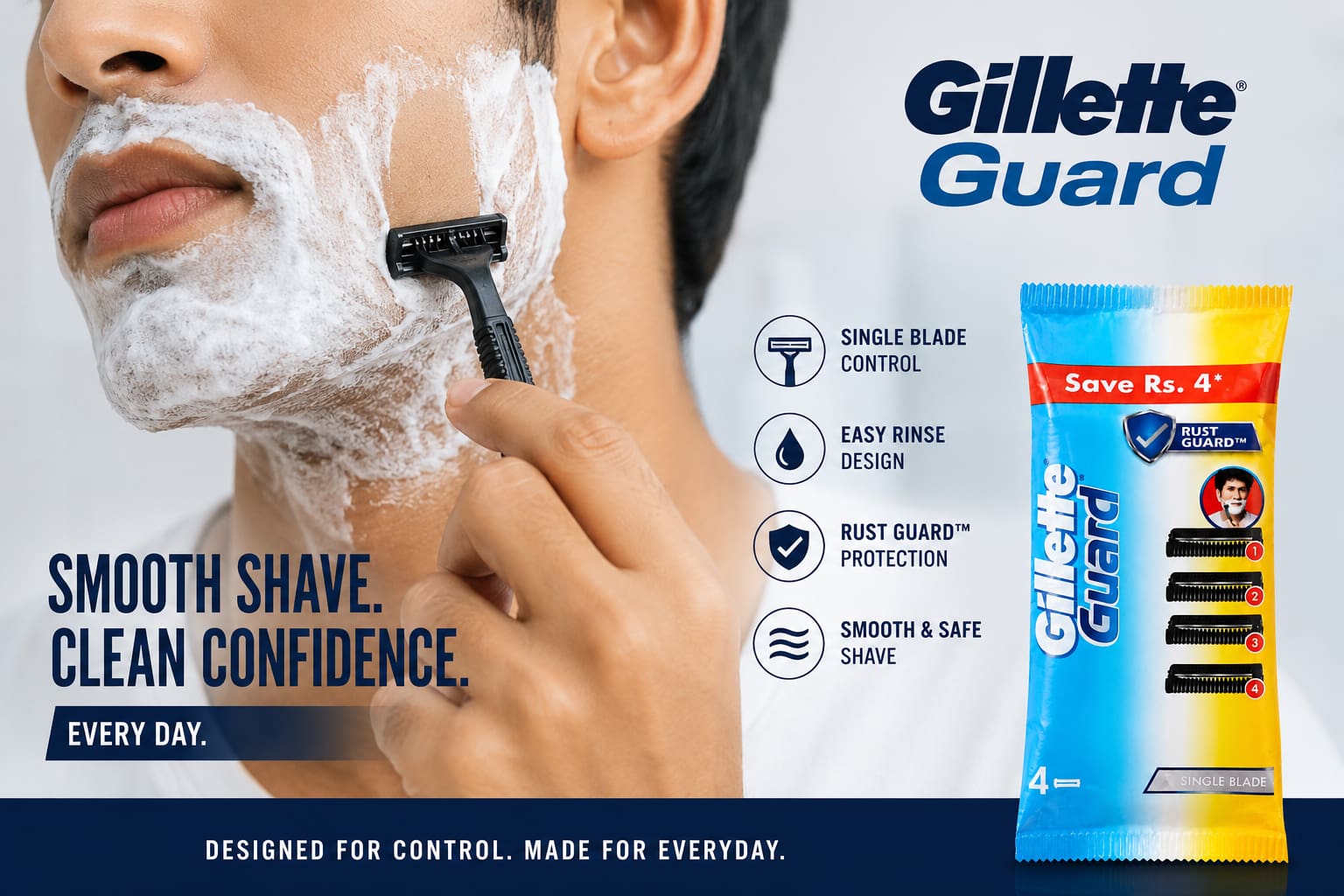 GILLETTE (PACK OF  3 )